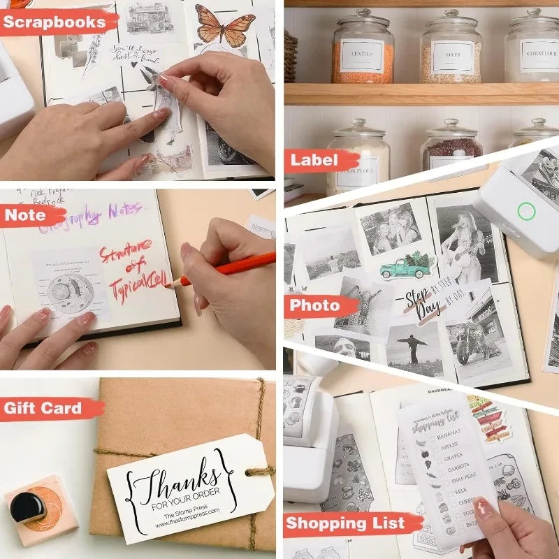 Portable Thermal Sticker Printer