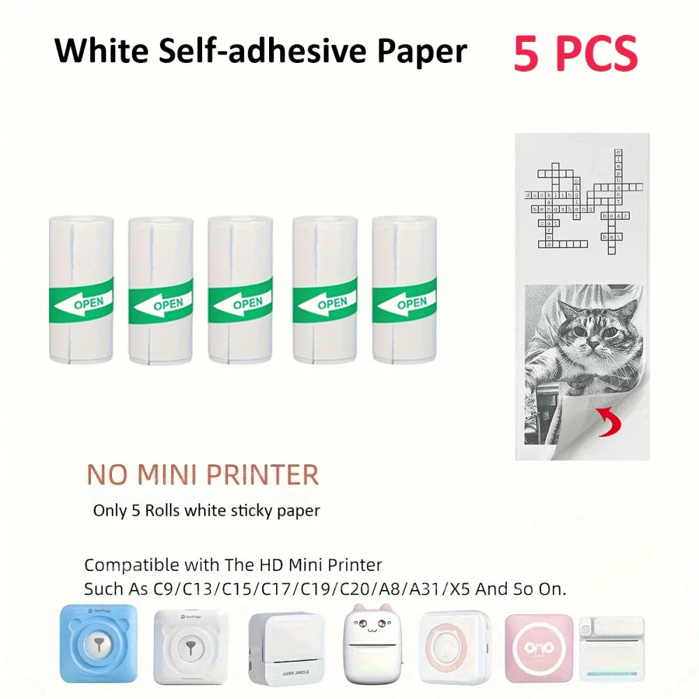 Portable Thermal Sticker Printer