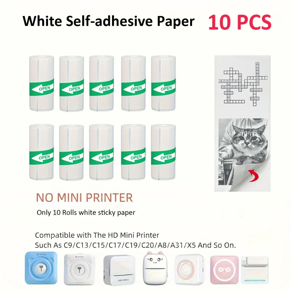 Portable Thermal Sticker Printer