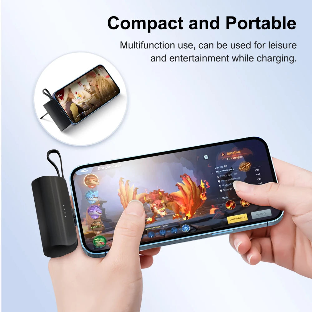 Compact Portable Phone Charger