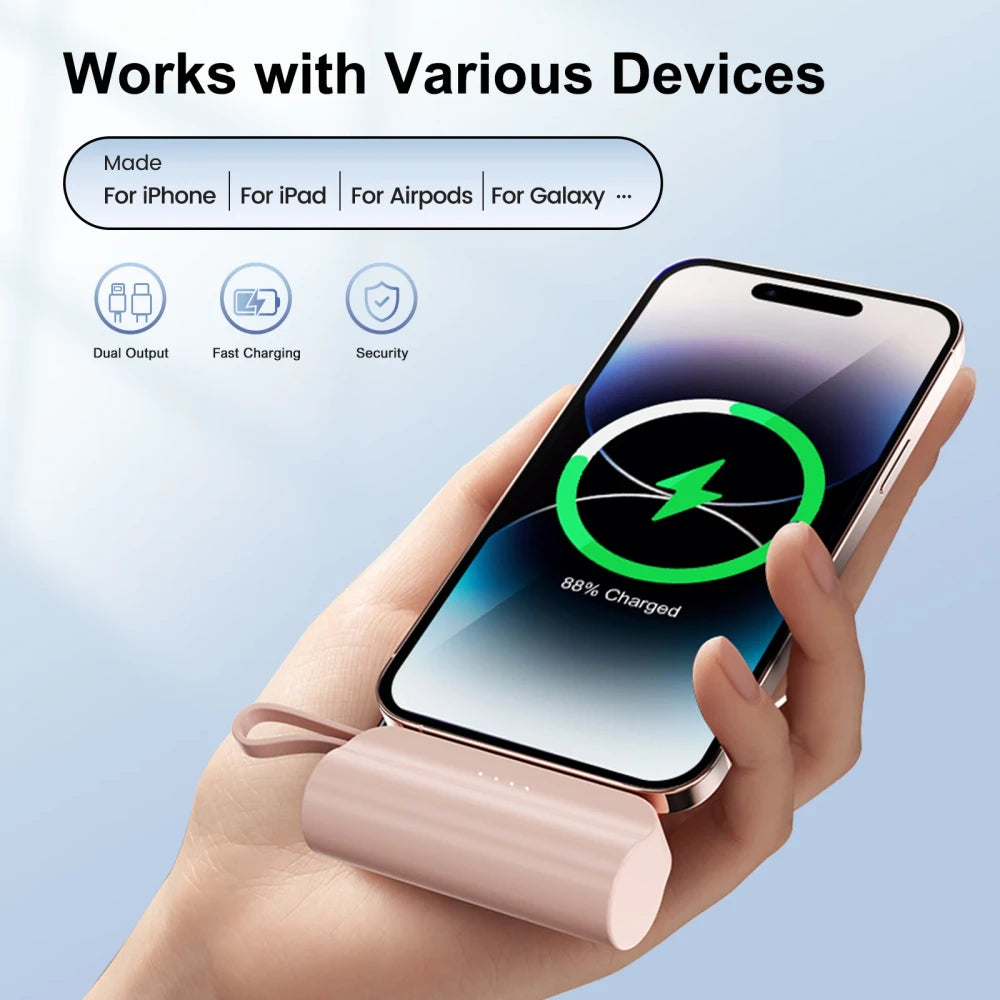 Compact Portable Phone Charger